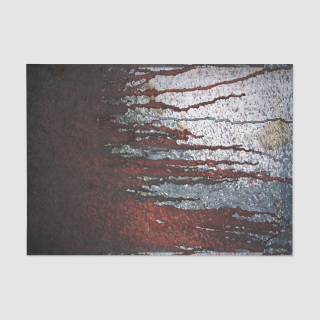 Falling Bloody Rust-Tropfen Seidenpapier (Vorderseite)