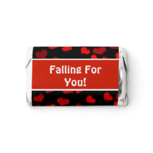 Falling For You! Modern Red Hearts Valentine