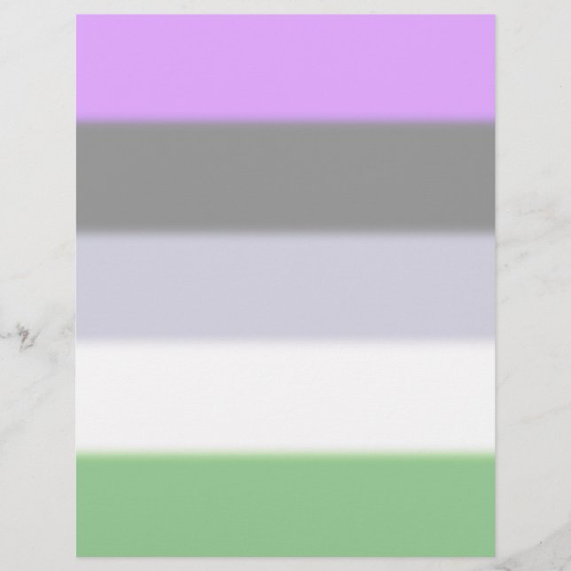 Falling Genderqueer Pride Flag (Vorderseite)