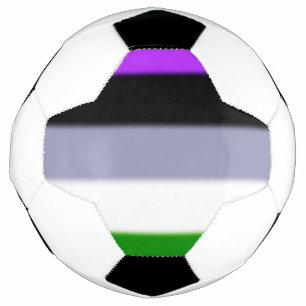 Falling Genderqueer Pride Flag Fußball