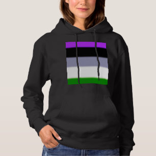 Falling Genderqueer Pride Flag Hoodie