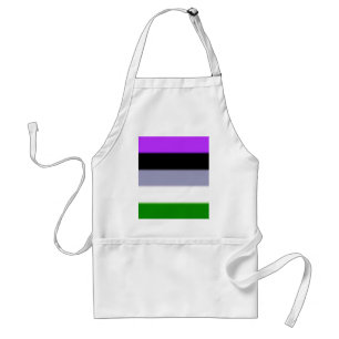 Falling Genderqueer Pride Flag Schürze