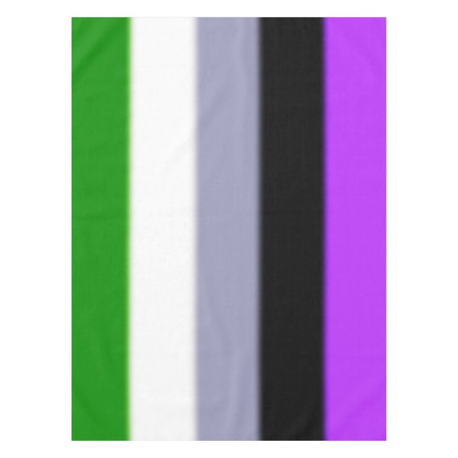 Falling Genderqueer Pride Flag Tischdecke (Vorderseite)