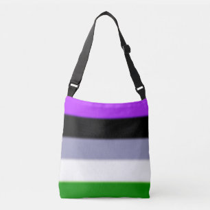 Falling Genderqueer Pride Flag Tragetaschen Mit Langen Trägern