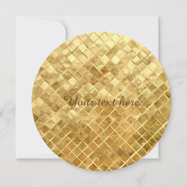 Falling Golden Checkerboard (Vorderseite)