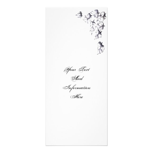 Falling Leaves Rack Card Werbekarte (Vorne)