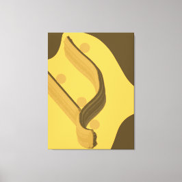 Falling - Minimalistische abstrakte Schwerkraft de Leinwanddruck