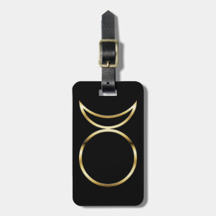 Falling Pagan Horned God Symbol Gepäckanhänger