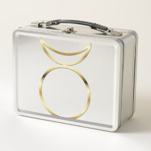 Falling Pagan Horned God Symbol Metall Lunch Box