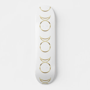 Falling Pagan Horned God Symbol Skateboard
