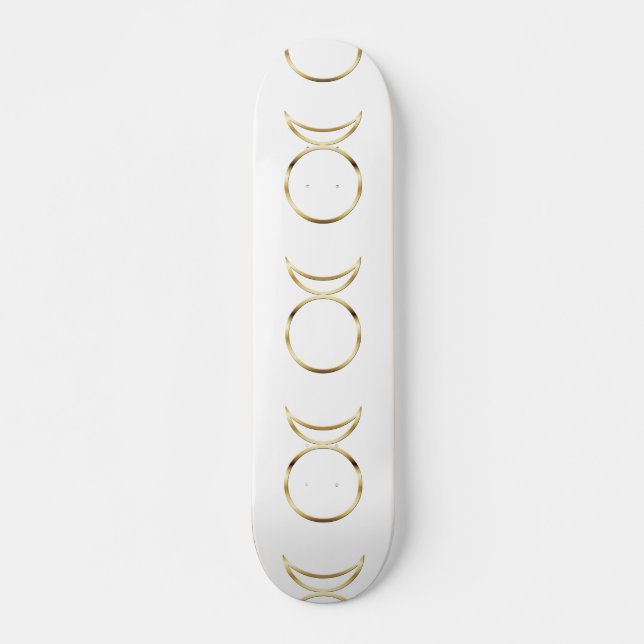 Falling Pagan Horned God Symbol Skateboard (Vorne)
