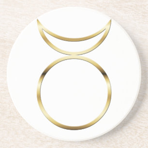 Falling Pagan Horned God Symbol Untersetzer