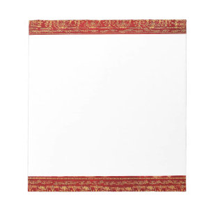 Falling Red and Gilded Gold Book Notizblock