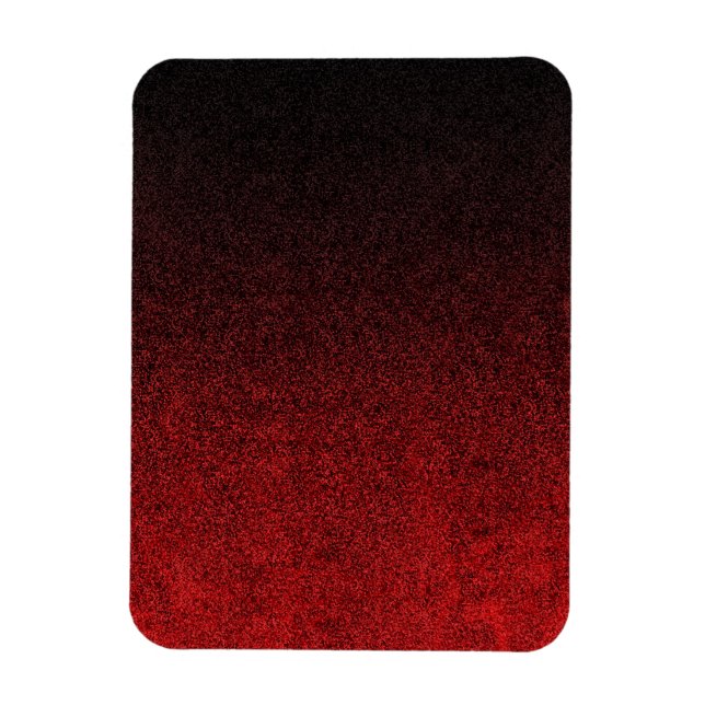 Falling Red & Black Glitzer Gradient Magnet (Vertikal)