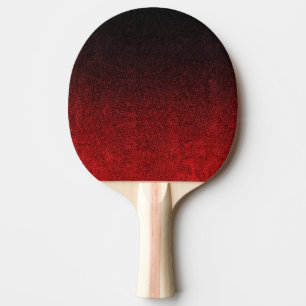 Falling Red & Black Glitzer Gradient Tischtennis Schläger