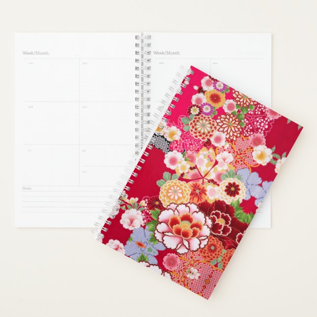 Falling Red Floral Burst Planer (Anzeige)
