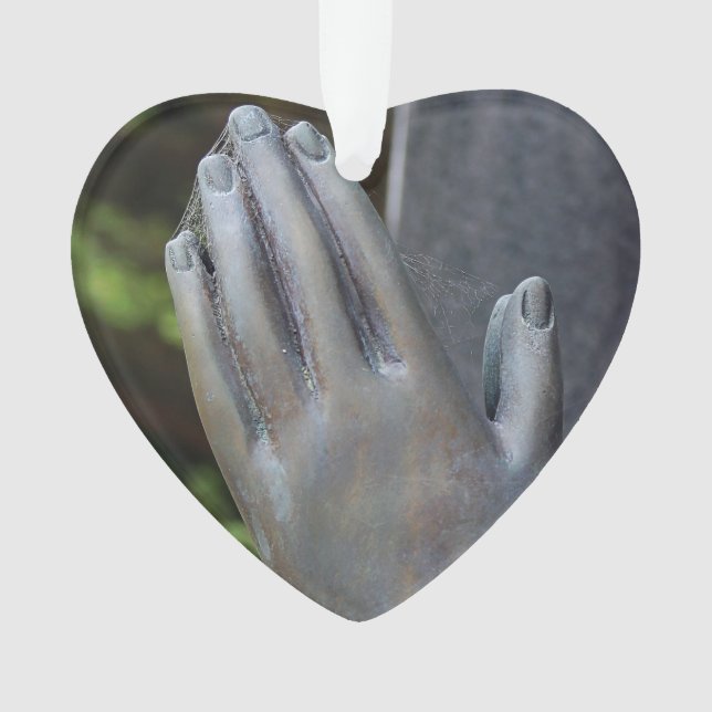 Falling Silent Prayer Ornament (Vorderseite)