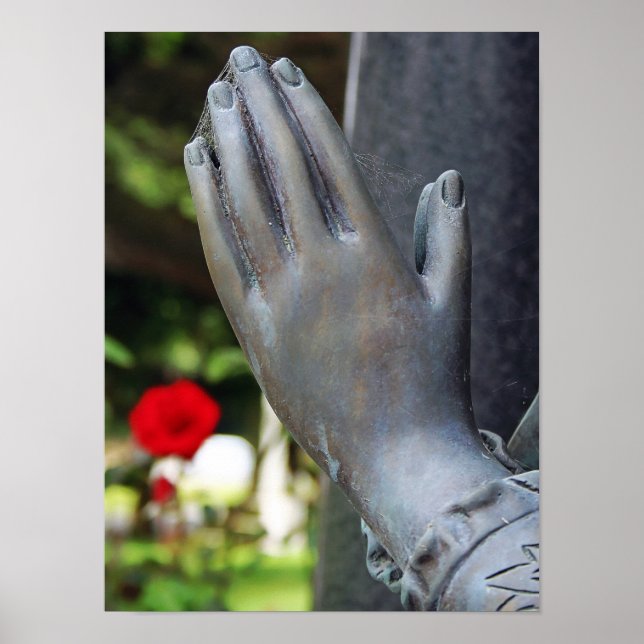 Falling Silent Prayer Poster (Vorne)