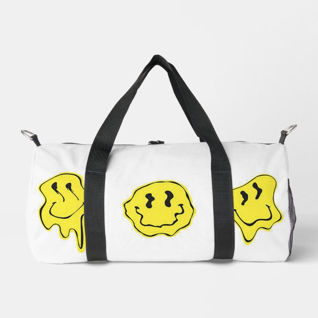 Falling Smile Faces Duffle Bag (Vorderseite)