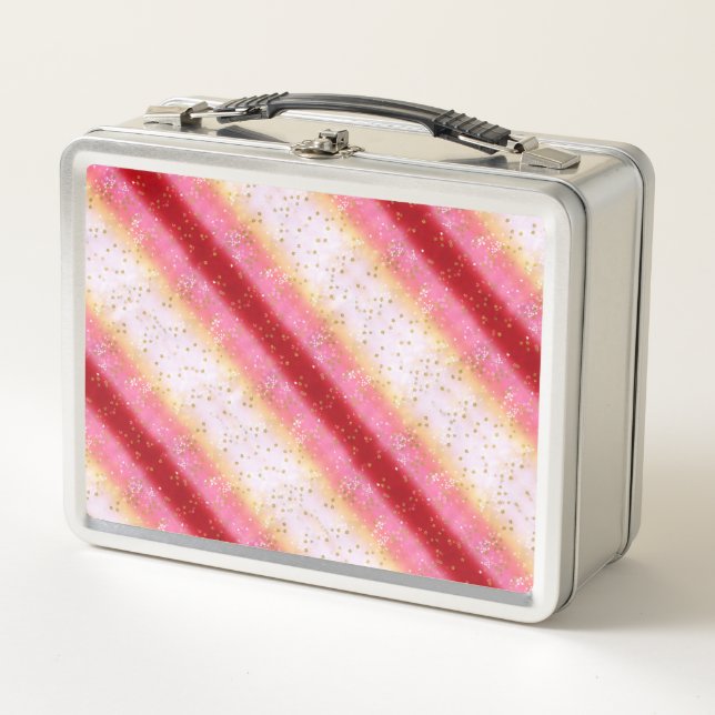 Falling Sunrise Sakura Metall Lunch Box (Vorderseite)