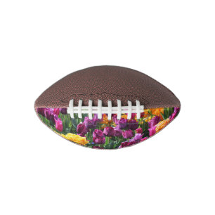 Falling Sunset Floral River Football