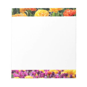 Falling Sunset Floral River Notizblock