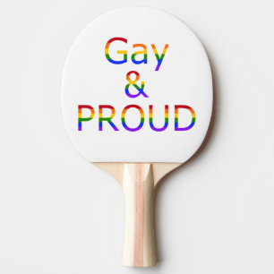 Falll Gay und Stolz Tischtennis Schläger