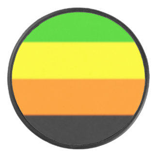 Fallln-Aromantische Flagge Eishockey Puck