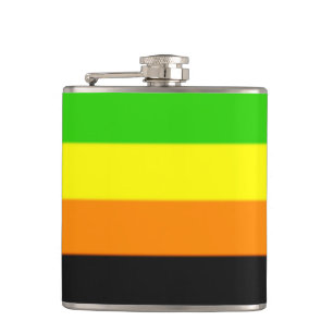 Fallln-Aromantische Flagge Flachmann