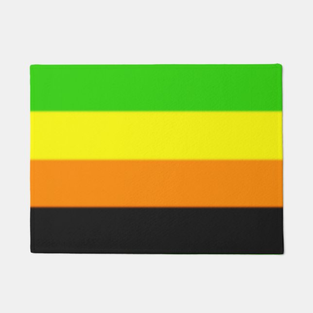 Fallln-Aromantische Flagge Fußmatte (Vorderseite)