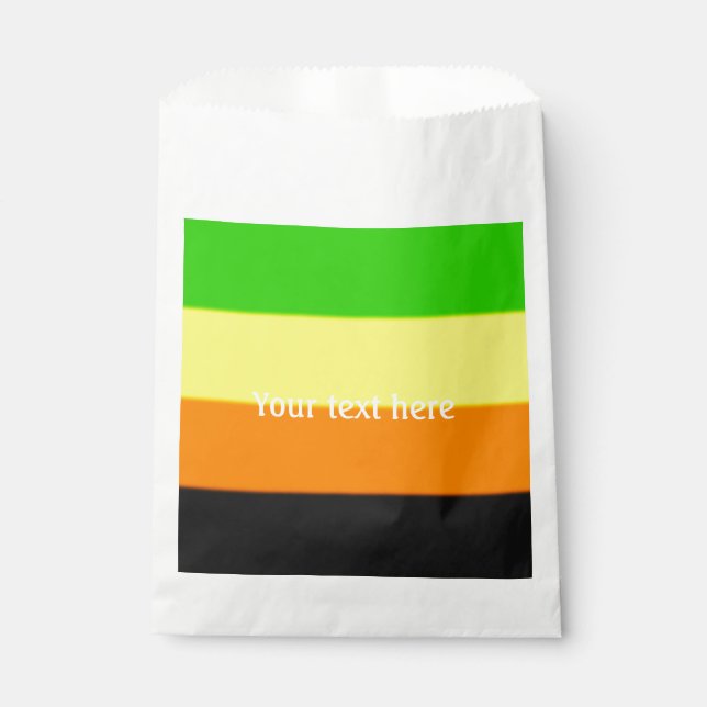 Fallln-Aromantische Flagge Geschenktütchen (Vorderseite)