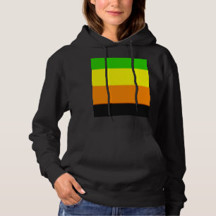Fallln-Aromantische Flagge Hoodie