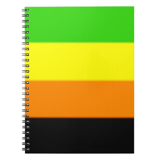 Fallln-Aromantische Flagge Notizblock (Vorderseite)