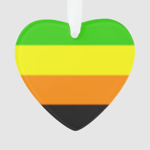 Fallln-Aromantische Flagge Ornament