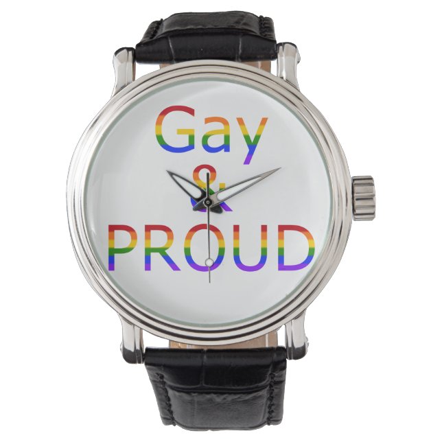 Fallln Gay und Stolz Armbanduhr (Vorderseite)