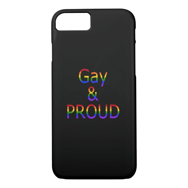 Fallln Gay und Stolz Case-Mate iPhone Hülle (Rückseite)
