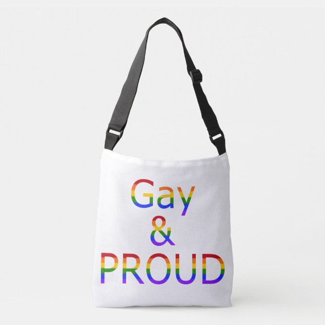 Fallln Gay und Stolz Tragetaschen Mit Langen Trägern (Vorderseite)