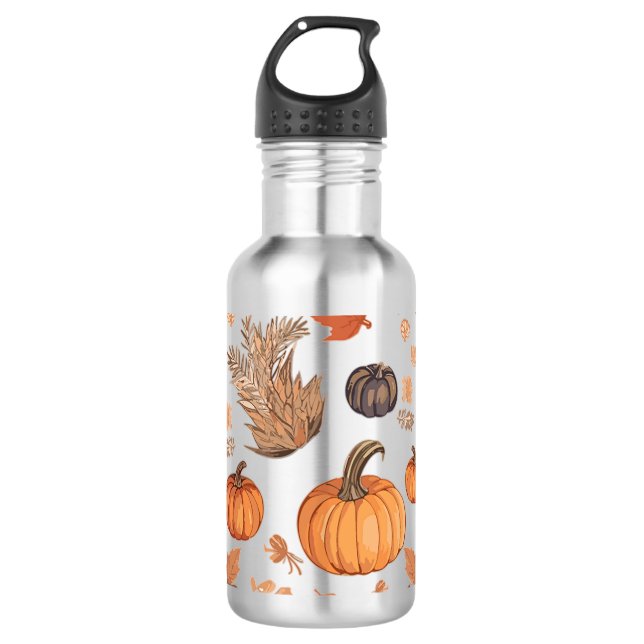 Fallmuster Edelstahlflasche (Vorderseite)