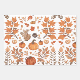 Fallmuster Geschenkpapier Set