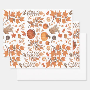 Fallmuster Geschenkpapier Set