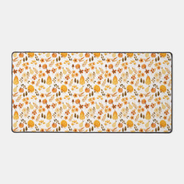 Fallmuster mit Kürpen, Blätter: Herbsteleganz Schreibtischunterlage