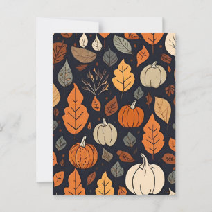 Fallmuster-Postkarte Postkarte
