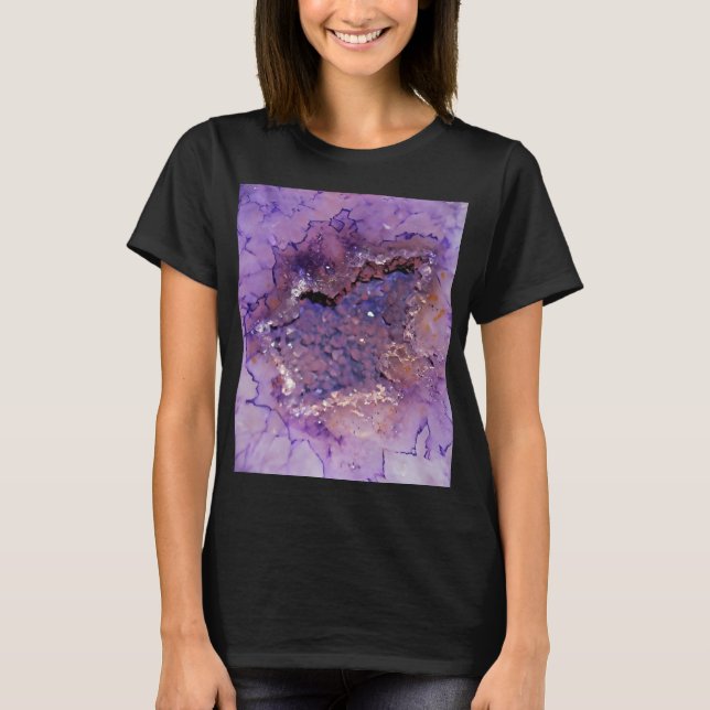 Falln Amethyst Geode T-Shirt (Vorderseite)