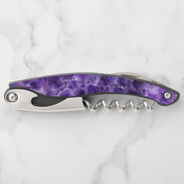 Falln-Amethyst-Gipfel Kellnermesser (Vorderseite)