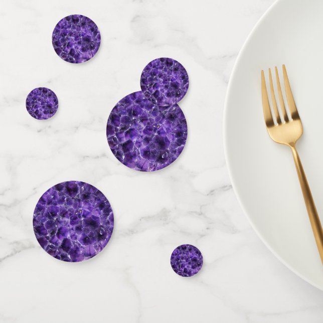 Falln-Amethyst-Gipfel Konfetti (Gruppe)
