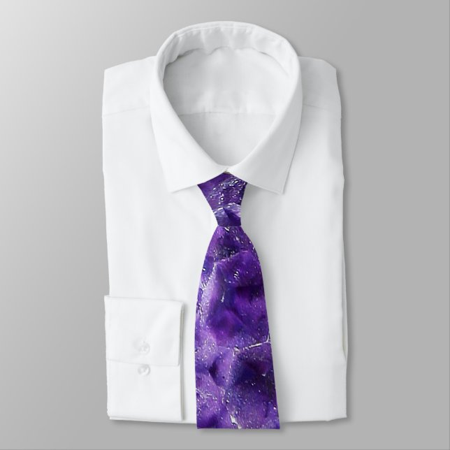Falln-Amethyst-Gipfel Krawatte (Gebunden)
