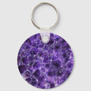Falln-Amethyst-Gipfel Schlüsselanhänger