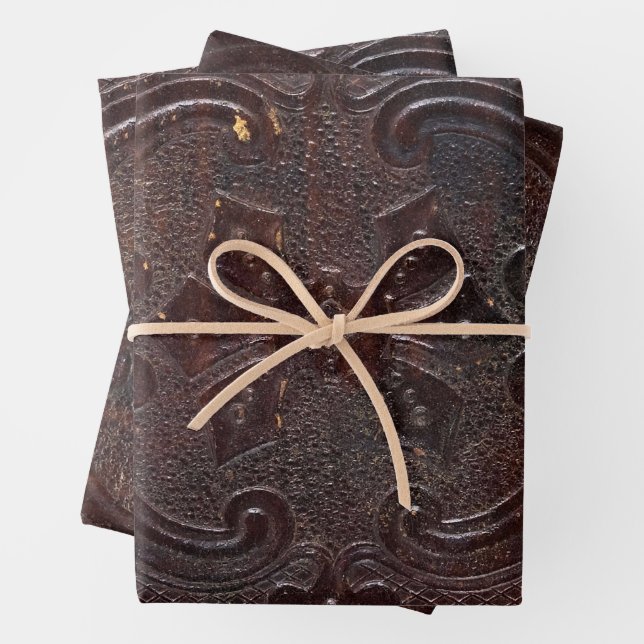 Falln Ancient Leather Book Geschenkpapier Set (Beispiel)