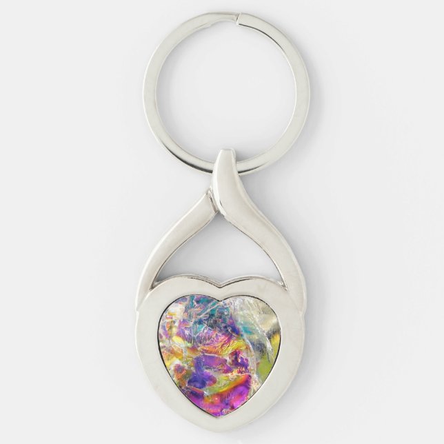Falln Aura Crystal Schlüsselanhänger (Vorderseite)