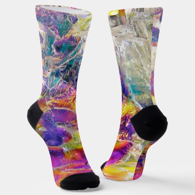 Falln Aura Kristall Socken (Gewinkelt)